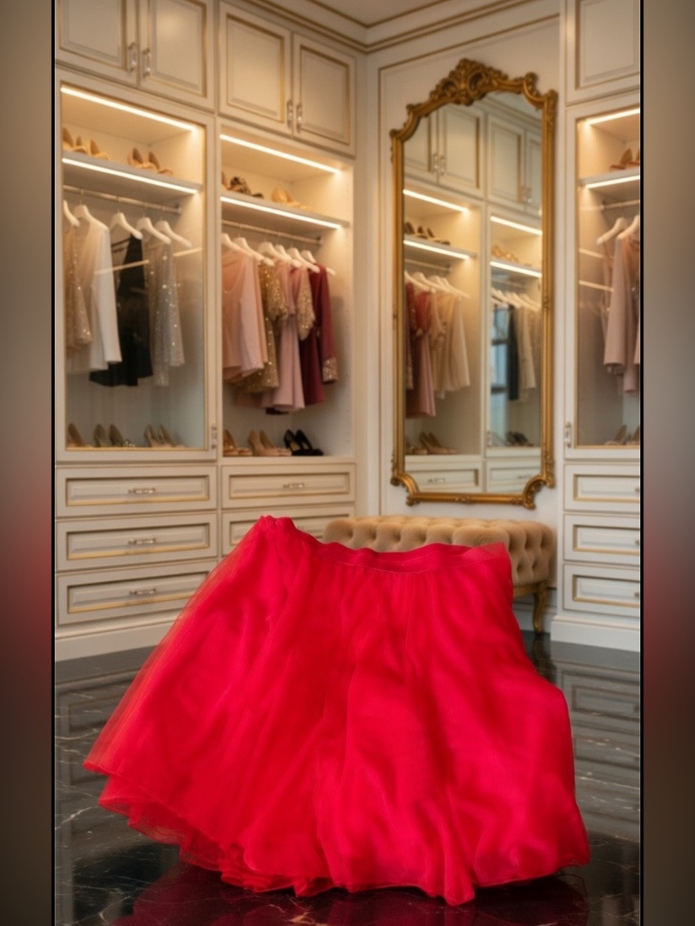 Torrid Retro Chic Red Crinoline Skirt Tulle Tutu Petticoat PLUS Size 28 Torrid 5